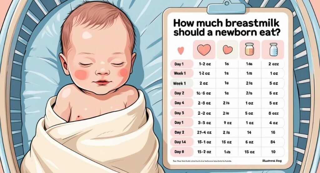How Much Breast Milk Should a Newborn Drink