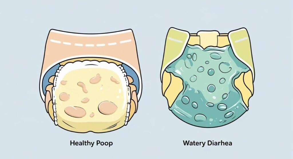 Normal Newborn Poop from Diarrhea