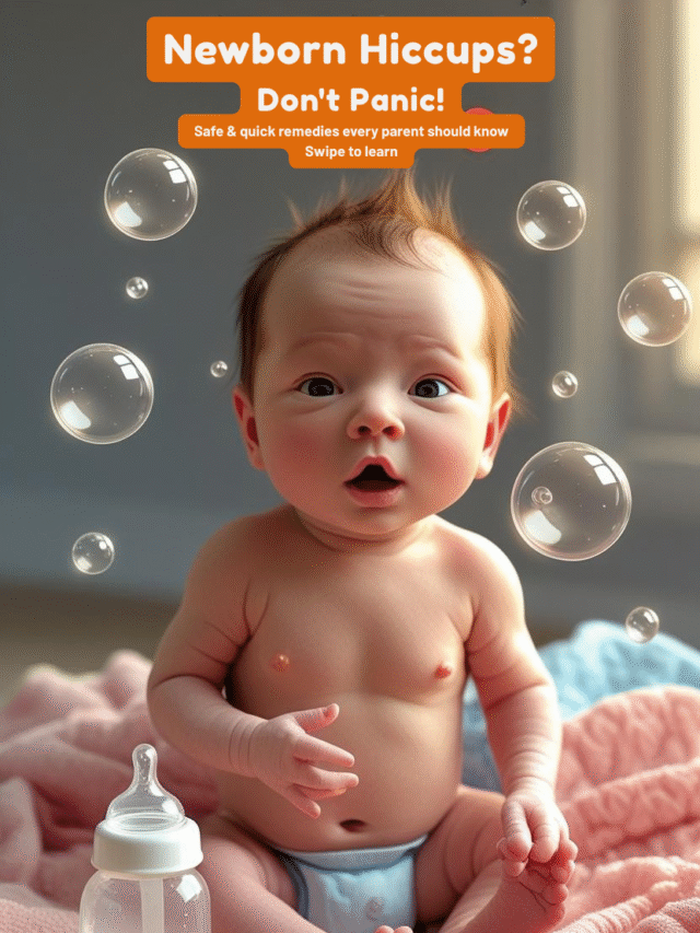 Newborn Hiccups Don't Panic! Safe & quick remedies every parent should know Swipe to learn