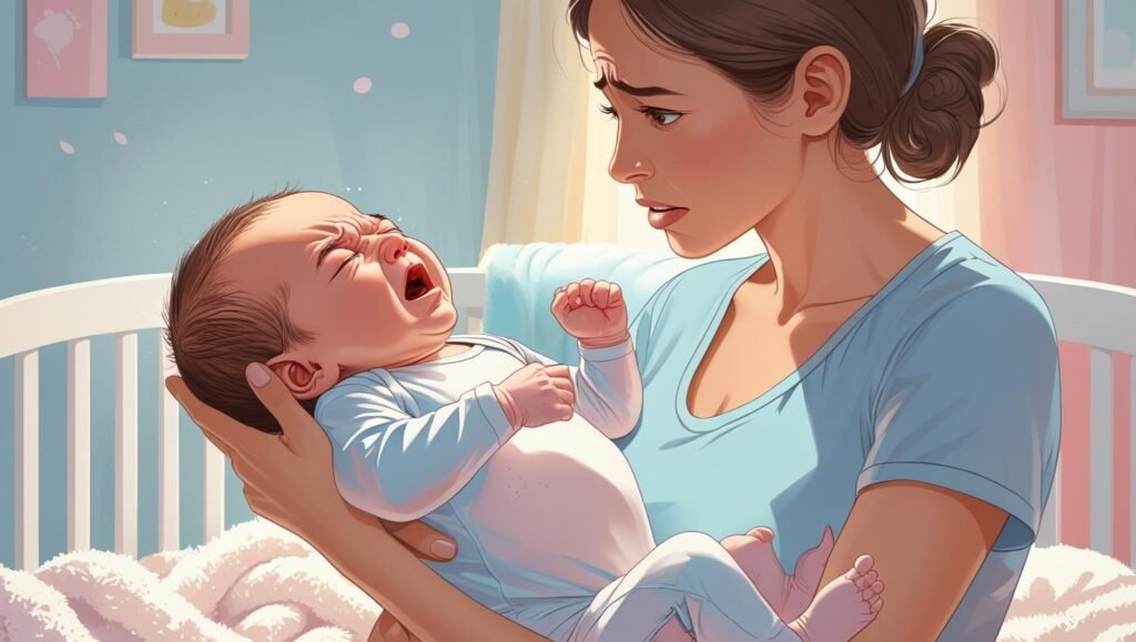 Newborn Arching Back and Crying