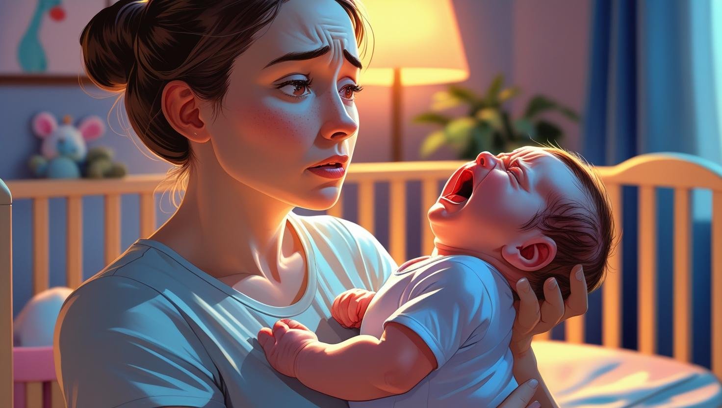 Newborn Arching Back and Crying