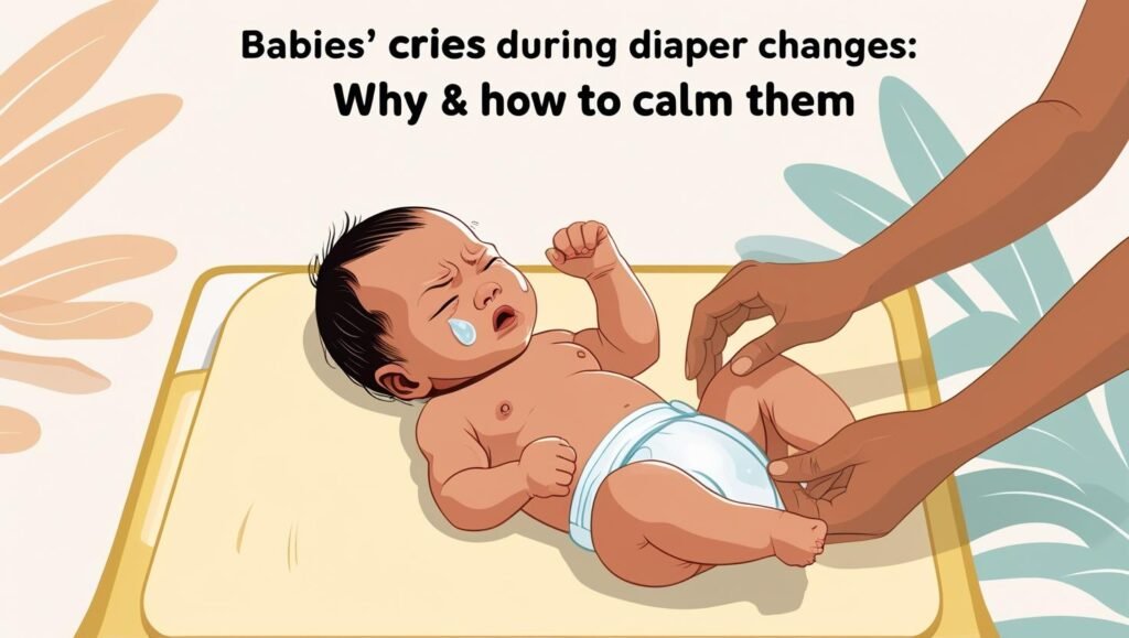 Babies' Cries During Diaper Changes