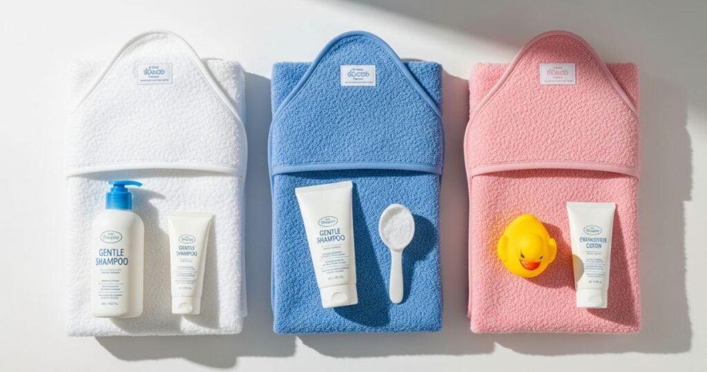 Newborn Hooded Bath Towels