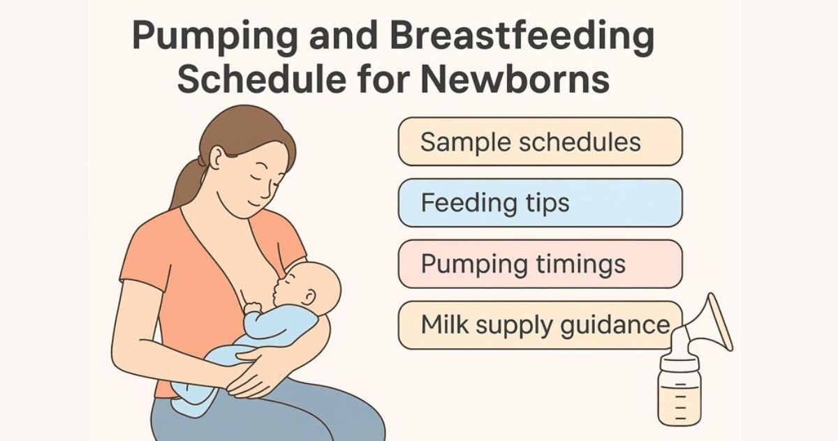 Pumping and Breastfeeding Schedule for Newborns