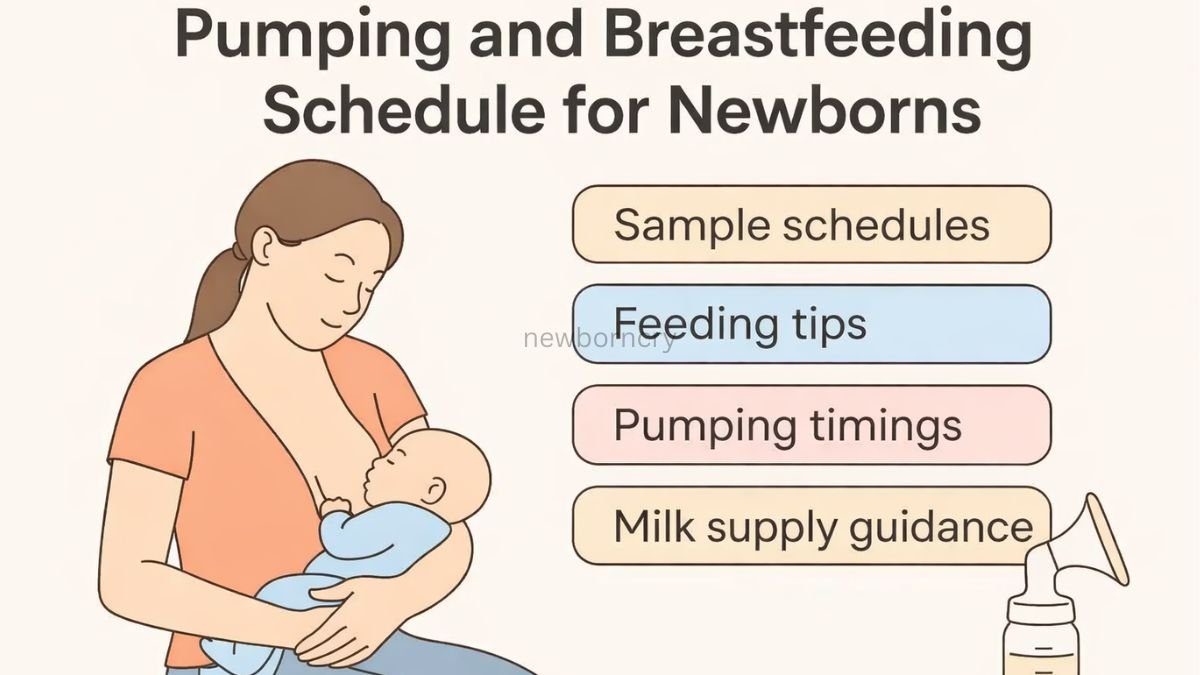 Pumping and Breastfeeding Schedule for Newborns