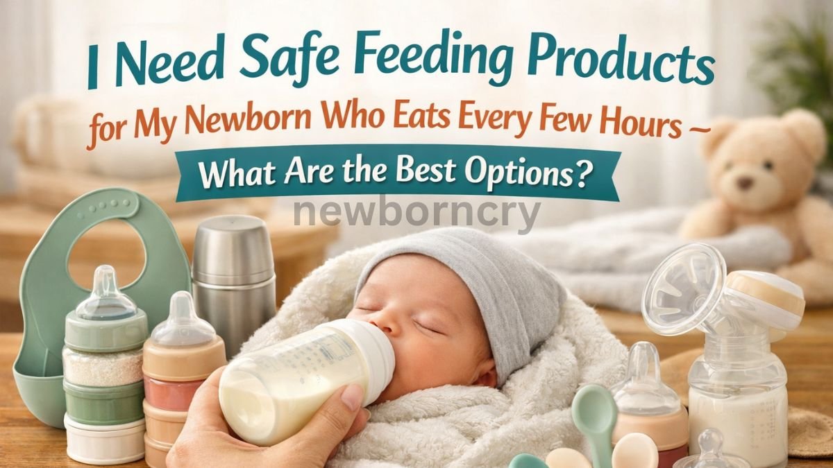i need safe feeding products for my newborn who eats every few hours what are best option