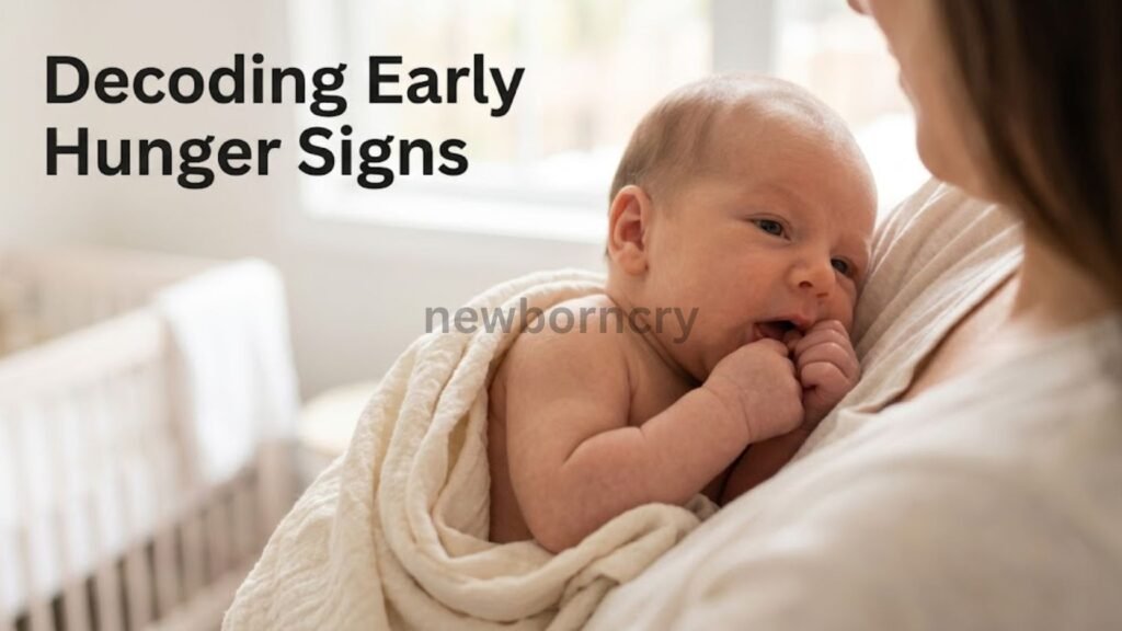 signs of hunger in newborn