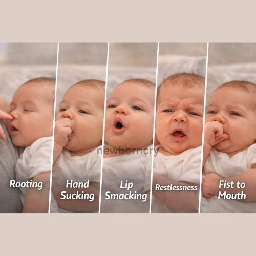 signs of hunger in newborn