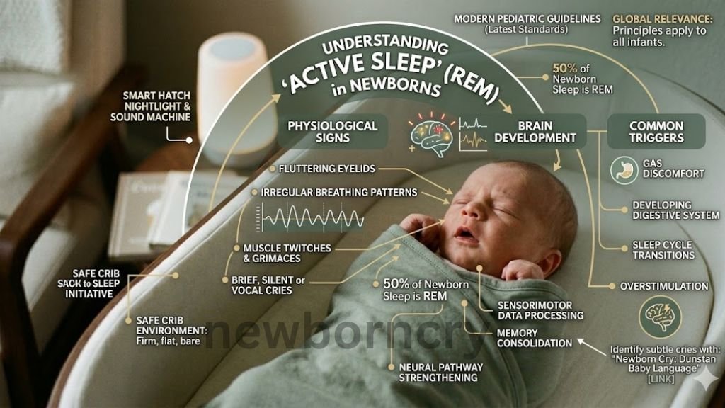 Crying in Sleep Newborn: 5 Common Causes and Solutions