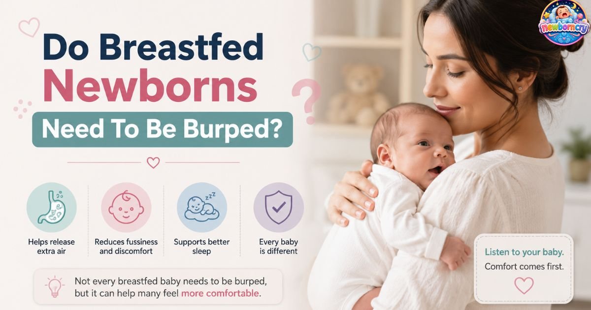 do breastfed newborns need to be burped